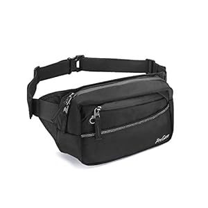 ProCase Heuptasje, Heuptasje met Grote Capaciteit voor Mannen Vrouwen voor Reizen, Wandelen, Hardlopen, Buitensport…