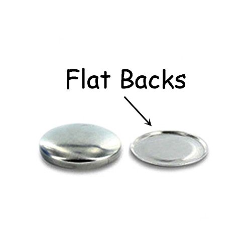 Cover Buttons - 1 7/8" (SIZE 75) - FLAT BACKS - QTY 25