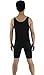 JustinCostume Men's Basic Spandex Tank Unitard Biketard Exercise Wear