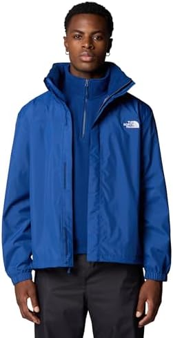 - Chaqueta Resolve para Hombre - Chaqueta de Senderismo Impermeable y Transpirable - TNF Black, M
