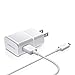Samsung OEM 2 Amp Adapter 5-Feet Micro USB Data Sync Charging Cables for Galaxy S2/S3/S4/Active Note 1/2 - Non-Retail Packaging - White
