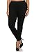 Popular Women's Plus Size Premium Basic Full Length Leggings - Black - 3X/4X