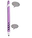 Stylus Pen for Touch Screens & Writing Pens, with Sensitive Stylus Tip - 2 in 1, for Your iPad, iPhone, Kindle, Nook, Samsung Galaxy, Tablets & Phones - Assorted Barrel Colors, Black Ink, 14 Pack