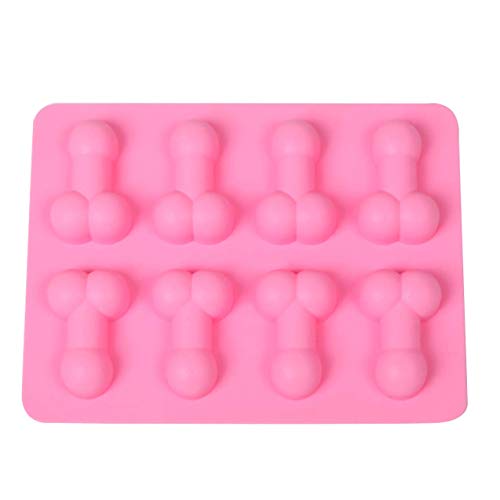 2 Pieces Gummy Candy Molds Silicone, Funny Nonstick Chocolate Candy, Ice Cube,Cake,Sugar Maker Novelty Cookie, Mould Tray for Whiskey Cocktails Party,Easy for Use in Oven Microwave Freezer Dish