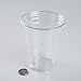 TashiBox 100 Count - 16 Ounce Plastic Drink Cups, Ice Coffee Cups To Go - Crystal Clear
