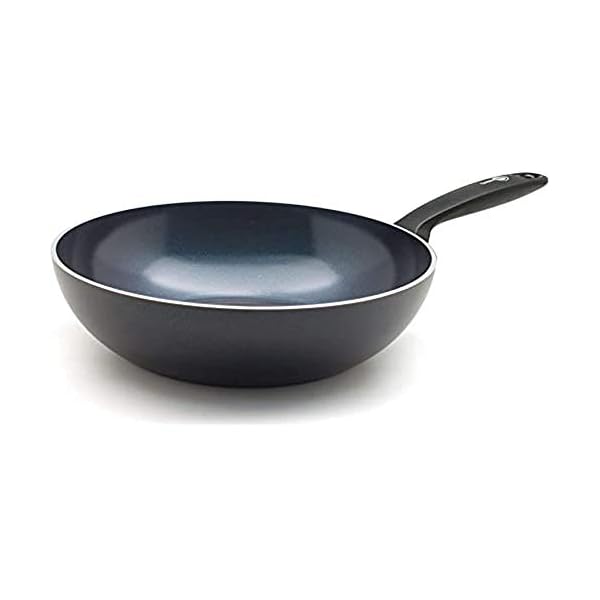 GreenPan-Wok-Nin-Stick-Toxin-Free-Ceramic-Open-Wok-Induction-Oven-Safe-Cookware-28-cm-Black GreenPan Torino Healthy Ceramic Non-Stick 28 cm/3.6 Litre Wok, PFAS Free, Induction,Black