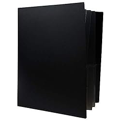 JAM PAPER Heavy Duty Plastic Multi Pocket Folders