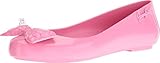 Melissa Space Love + Jeremy Scott Ballet Women's Flat, Pink, 7 M