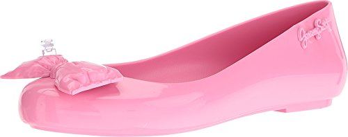 Melissa Space Love + Jeremy Scott Ballet Women's Flat, Pink, 7 M