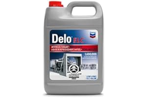 (4) Chevron Delo Antifreeze/Coolant 50/50 Premixed. 1,600,000km Protection 4 x 3.785L