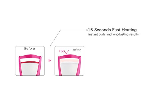 TOUCHBeauty TB-1016 curler ciglia, riscaldamento e doppio riscaldamento silicone pad strumento riccio che fanno ciglia lunghe