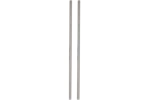 STORMCUBE 1/4"-20 Fully Threaded Rod Studs 2 Pack 10" Long Threaded Screw 304 Stainless Steel Right Hand Threads All Threaded Rod Studs for Anchor Bolts Clamps Hangers U-Bolts