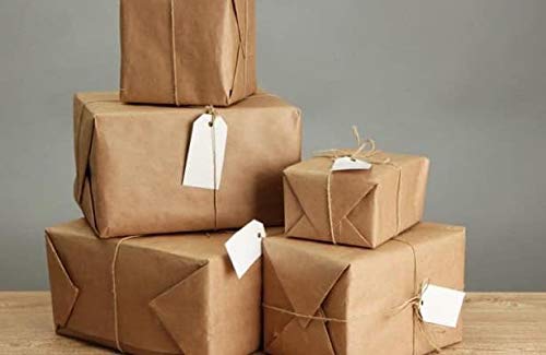 EZdom Manila Shipping Tags with Wire Ties Attached #5 4 3/4" x 2 3/8" Blank Paper Pre-Wired (Box of 200) - Thumbnail 4