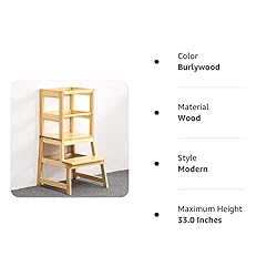 Wood City Kitchen Stool Helper for Kids with