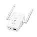 Wifi Extender,LOPOO WiFi Repeater Wall Plug Wireless Booster Full WiFi Covering Long Range Network Extender Wireless Extender with Dual Rotary External Antennas