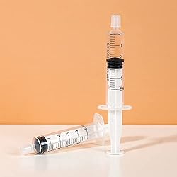 AKOAK 6 Pcs 5ML /10 ML Plastic Syringe