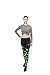 CowCow Womens Shamrock Flow Dark Leggings, Dark - L