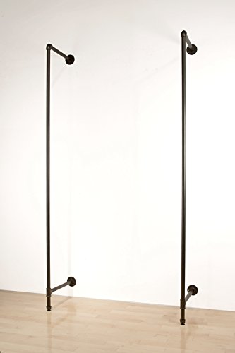 Econoco Commercial Pair of Slotted Posts for Outrigger Wall Unit