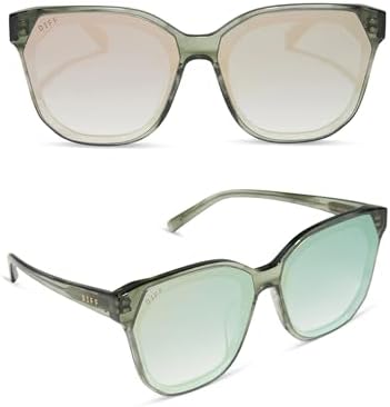 Amazon.com: DIFF Giada Rectangular Designer Sunglasses for  display picture 3