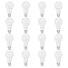 Amazon Basics 15 W Equivalent 100W, Soft White, Non-Dimmable, 10,000 Hour Lifetime, A19 LED Light Bulb , 16-Pack