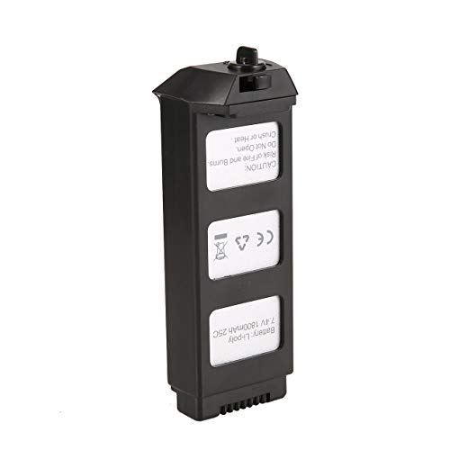 Heraihe 7.4V 1800mAh Li-po Battery with 4 in 1 Charger for MJX Bugs 5W B5W RC Drone Quadcopter Aircraft UAV Spare Part Accessories