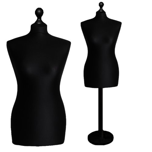 LUKMAL Female Tailors Dummy Size 10/12 black/black Dressmakers Fashion