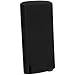 iGadgitz Black Silicone Skin Case Cover for Sony Walkman NWZ-E384 4GB 8GB + Screen Protector