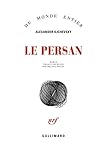 Image de Le Persan (Du monde entier) (French Edition)