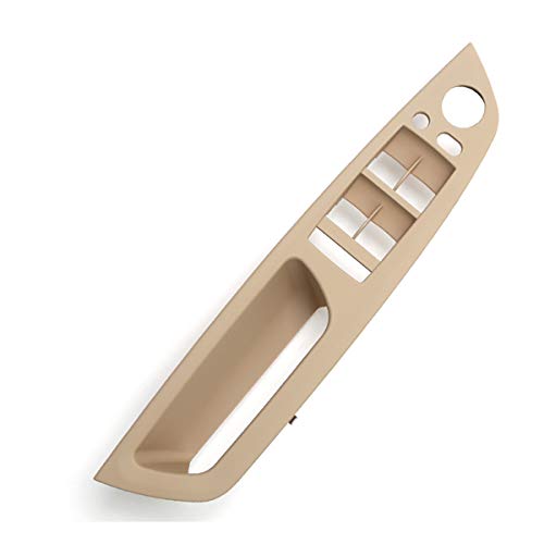 Jaronx for BMW X5/X6 Driver Side Door Handle,Window Switch Door Armrest Panel Pull Strap Trim Cover for BMW X5 2008-2013 and BMW X6 2008-2014 (Beige) - Thumbnail 4