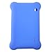 KeyZone Silicone Rubber Case Cover for 7'' 7 inch Android Capacitive Table PC PDA #01 Blue