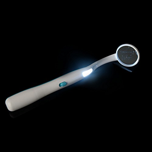 AZDENT Oral Care Anti Fog Dental Mirror Mouth Tooth Inspection Mirror with LED Light Pack of 2 - Thumbnail 5