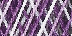 Coats Crochet South Maid Crochet, Cotton Thread Size 10, Shades of Purple