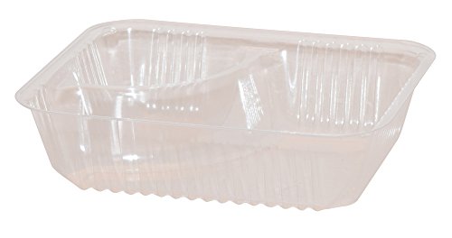 Small Clear Plastic Nacho Tray, 55 Pieces