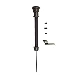 GH Gate Products EZHT001 Gate Latch Pull Gate Opener Black Adjustable from 2.25" to 5.5" Posts