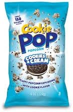 Cookie POP Popcorn Cookies &amp; Cream flavor ONE 6 oz Bag
