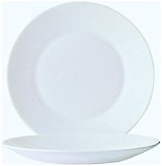 Arcoroc 24742 Restaurant White Glass Dinner Plate - 24 / CS