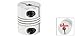 Uxcell a13052700ux0246 CNC Motor Shaft Coupler 5mm to 5mm Flexible Coupling 5x5mm