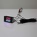 HoHome Dual Display DC 5V-80V Thermometer, w 2 NTC Waterproof Temperature Sensor 12V 24V 72V Car Motorcycle