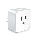 Wsiiroon WiFi Smart Plug, Upgraded Mini Outlet Remote Control Smart Socket with Timer Function, Compatible with Alexa and Google Home(Only 2.4GHz)-1 Pack
