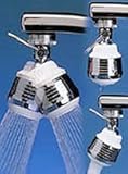 Siroflex New Style Deluxe Double Swivel Sprayer,Chrome & White,One Size