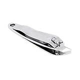 Footful Slanted Edge Stainless Steel Nail Clippers Fingernail Toenail Clippers---Silver