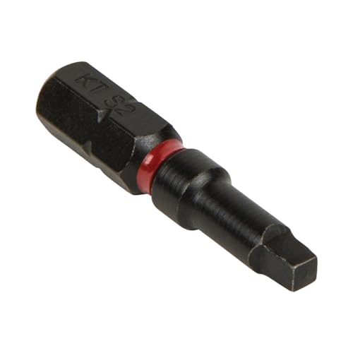 Klein Tools 32797 Pro Impact Driver Bits, Nut Drivers #2 Square 5-Pack
