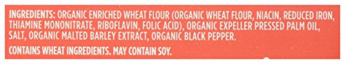 365 BY WHOLE FOODS MARKET, ORGANIC CRACKED PEPPER WATER CRACKERS, 4.4 OUNCE
