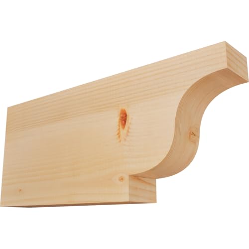 3 1/2"W x 10"H x 24"L Newport Smooth Rafter Tail, Douglas Fir