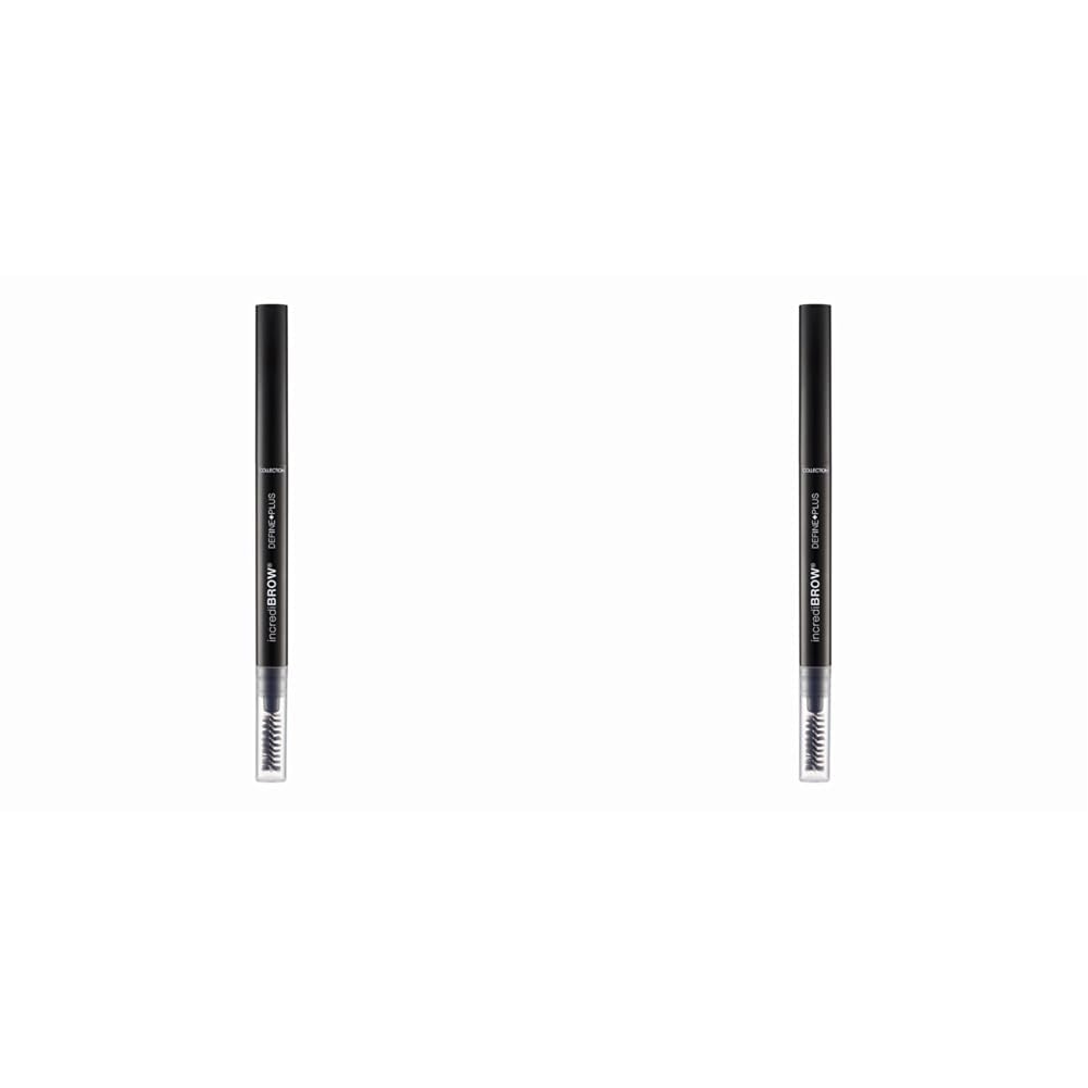 Collection Cosmetics Incredibrow Define Plus, Infused with Coconut Oil and Vitamin E, Dark Brunette (Pack of 2)