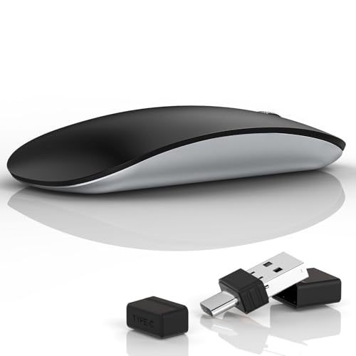 Uiosmuph G11 Wireless Mouse, USB C Rechargeable
