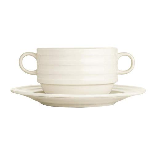 Fine Dine 774212 Perla Saucer, Two Handle, 180mm Diameter,
