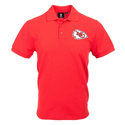 FOCO NFL Kansas City Chiefs Mens Polo Short Sleeve