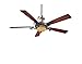 Minka-Aire F715-STW Downrod Mount, 5 Wood Finish Blades Ceiling fan with 104 watts light, Wood