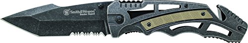 Smith & wesson swbg8ts liner lock partially serrate…